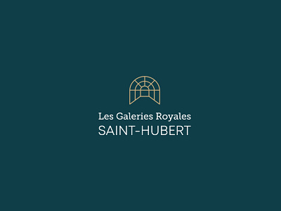 Galeries Royales Saint-Hubert belgium brussels logotype logotype design queen