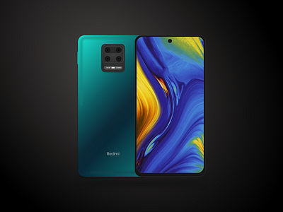 Redmi Note 9 Pro Max adobe adobe xd android phone design mockup punch hole camera redmi redmi note 9 pro max redmi note 9 series snapdragon 720g xd xiaomi xiaomi redmi