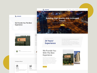 Landing page design for Future Horizon Website
