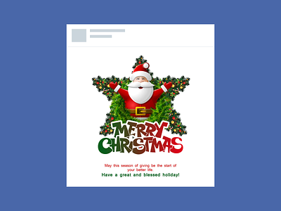 Facebook Post christmas christmas post design facebook post fb post santa xmas
