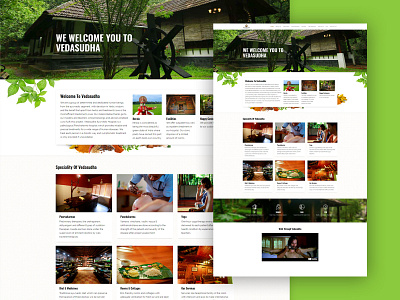 Ayurvedic Hospital Website Design ayurveda ayurvedic design hospital mock up website website design