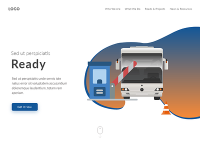 Landing page concept for NTTA