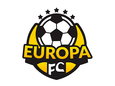 Europa Fc Logo branding design logo logo deisgn logo deisgn desgn logotpye logo design logo design branding logo design concept mockup