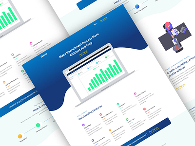 Skilora landing page adobe adobe xd creative design design landing landing page landing page concept mockup ui web webdesign website website design xd