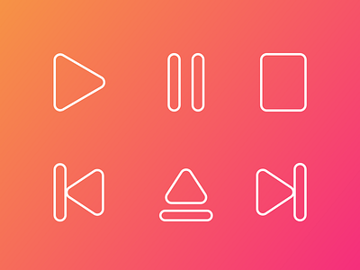 Music Player Icons