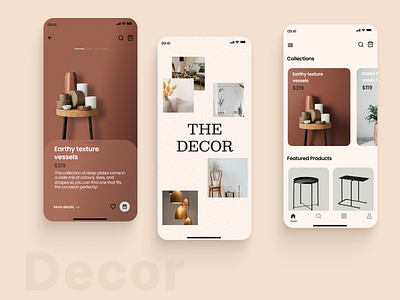 Home Decor App app branding decor design home decor lights mobileui newdesign productdesign tech ui ux ux design