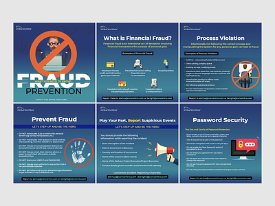 Fraud Prevention Campaign design graphic design social media typography