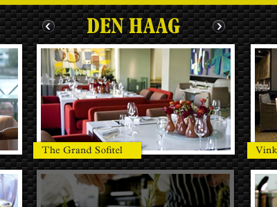 EetZakelijk restaurant overview rebound user interface webdesign