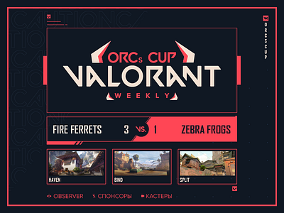 ORCs CUP UI cup hud logo streaming ui valorant