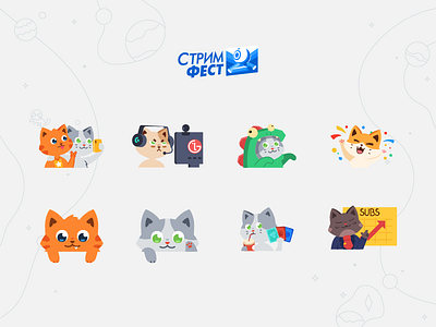 Streamfest ico cats cats fest space stonks stream streamfest