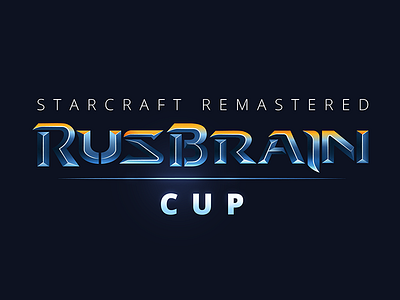 Rus_Brain Cup Logo font goodgame logo starcraft tournament