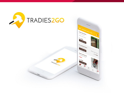 Tradies2go App android angularjs app branding design icon illustration ios logo mobile mobile app ui ux vector web