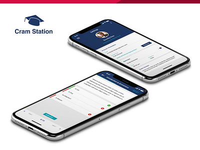 Cram Station App android angularjs app branding design ios logo typography ui ui design university ux