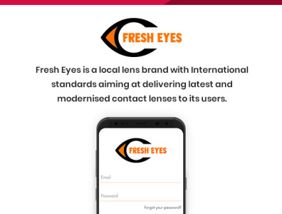 Fresh Eyes android app design ios logo ui ux web