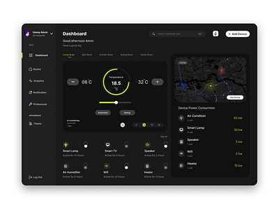 Smart home: dashboard app app design dash dashbord design landing page landing page design ui ux website design