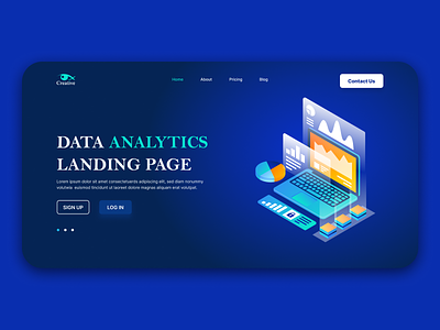 Data Analytics Landing Page