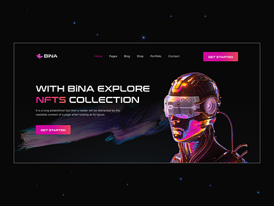 NFT & Digital Artwork Platform: Web Design