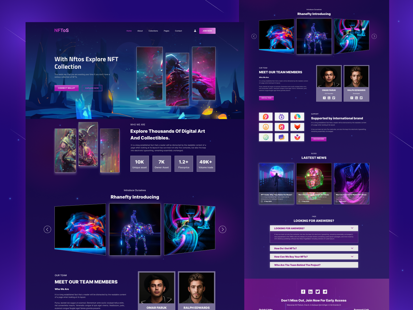 NFT Market Place NFToS by UMMY AMERIN ASHA on Dribbble
