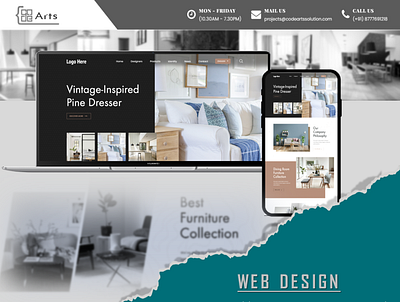 Custom Website Design - Codearts Solution branding graphic design logo ui