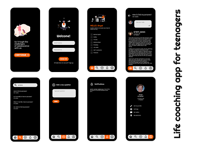 Life coaching app for teenagers