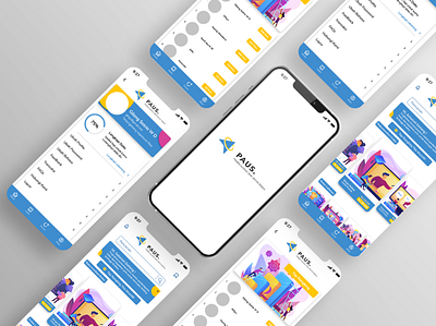 UI/UX Mobile Apps PAUS graphic design ui