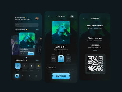 Music Event App Design