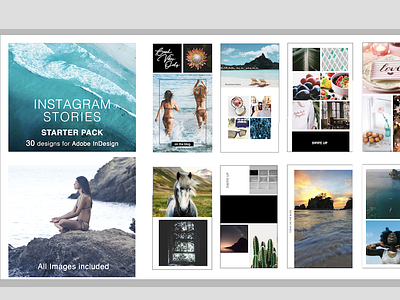 Instagram Stories Starter Pack — 30 Designs