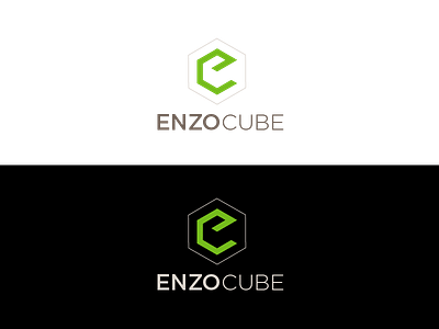 EnzoCube - Logo Design for an upcoming startup brand design brand identity brand identity design branding geometric geometric design geometric logo logo logo design logos
