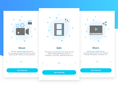 Onboarding Screens For A Video App