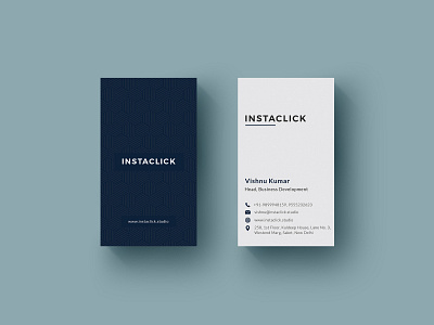 Business Card Design For a Tech Startup