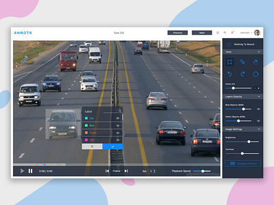 Interface Design for an AI tool for self-driving cars adobe xd artificial intelligence interaction design ui ui ux design ui design ux design web app