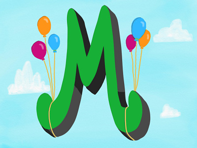 M lettering