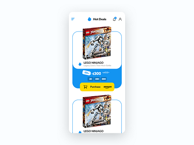 Lego App Blue app design ios iphone mobile ui user experience ux