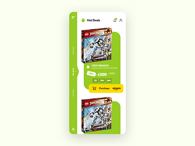 Lego App Green app design ios iphone mobile ui user experience ux