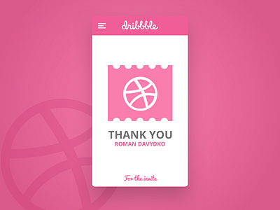 Hello, Dribbble!