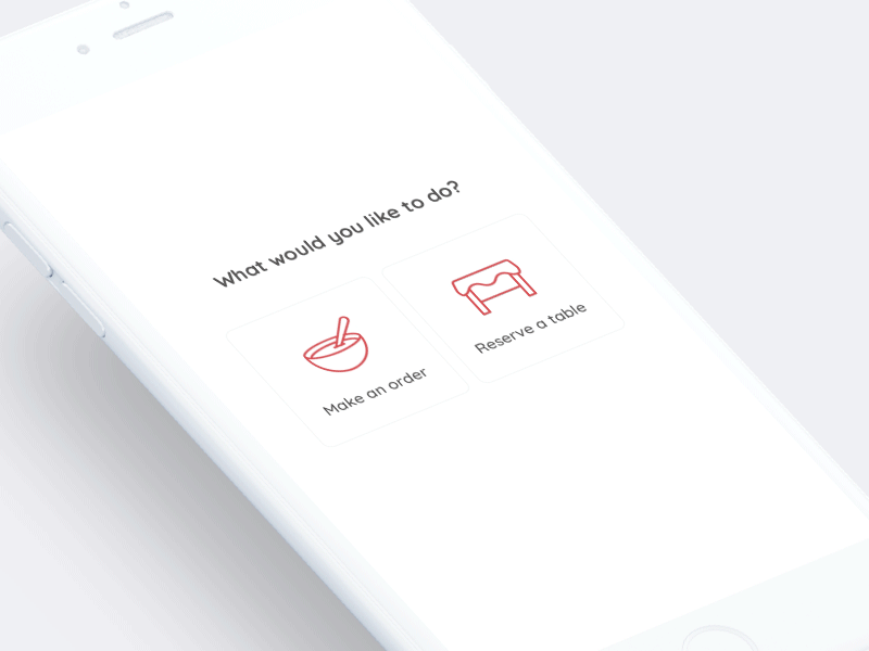Restaurant table reserve animation app gif interaction ios iphone mobile ui usability user experience user interface ux