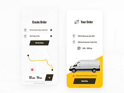 Cargo Order App app app design ios iphone mobile ui usability user experience user interface ux