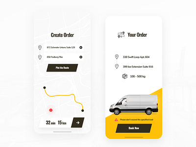 Cargo Order App app app design ios iphone mobile ui usability user experience user interface ux