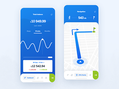 My Finance   Dashboad Weekly and Navigation