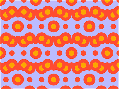 Daily pattern #1 1 day circle daily daily 100 daily 100 challenge daily challange illustration pattern pattern a day pattern design patterns retro retro colors