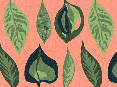 Day #6 100 day challenge 100 day project 100daychallenge 100days leaf leafs pattern pattern a day pattern design patterns plant plants vector