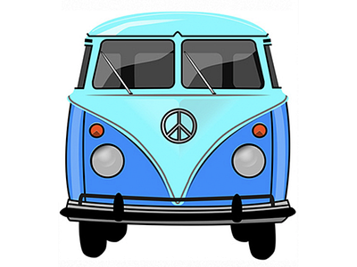 Volkswagen car illustration vector volkswagen