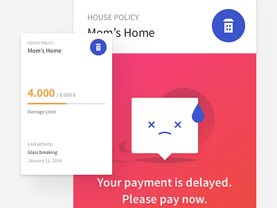 Policy Card card daily ui