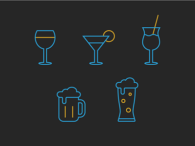 Drinks Icon Set