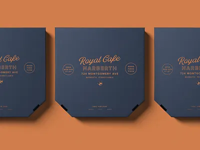 Royal Cafe Branding+ dinner food logo lynx menu philadelphia pizza pizza logo restaurant restaurant branding