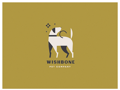 Wishbone | Branding Concept bone branding dog dog logo geometric lynx pet vet wish