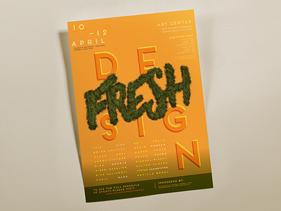 Fresh Design Conference Poster