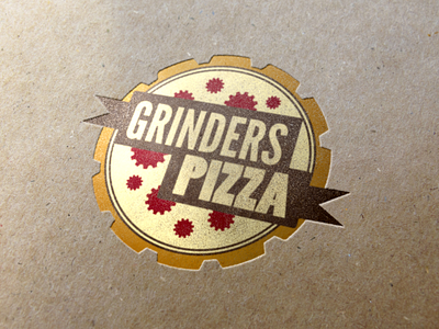 REBRAND: Grinders Pizza branding design food illustration logo logodesign pizza pizza logo re brand re branding rebrand restaurant typography