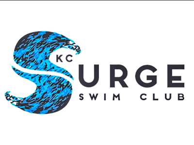 KC Surge Swim Team Logo Design branding kansas city kc kcmo logo sports sports branding sports logo swimming