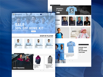 Daily UI #003 Landing Page - Manchester City